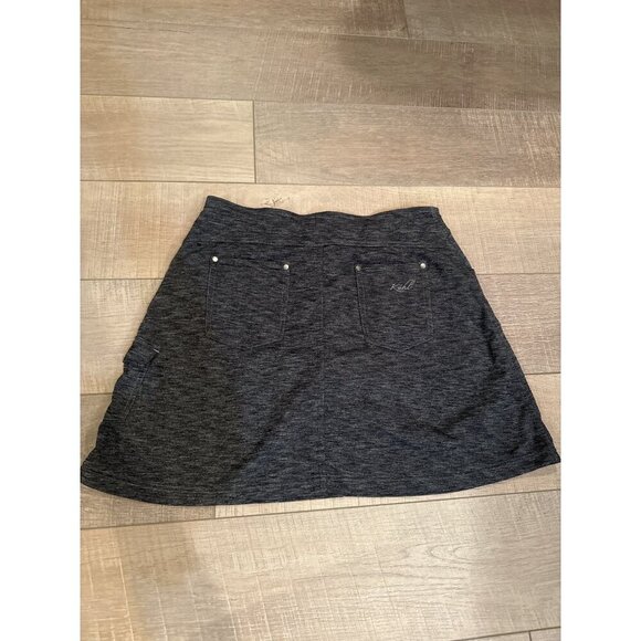Kühl Womens Stretchy Gray Skort With Built-In Shorts & Pockets Size M - Picture 7 of 7